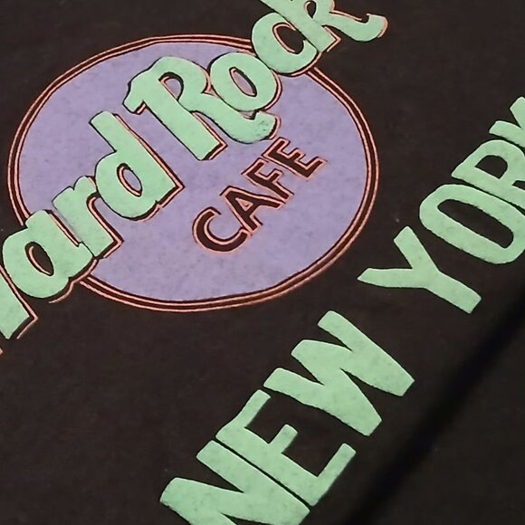 Vintage 90's Hard Rock Cafe New York Shirt - Adult Men's Size Large - Picture 1 of 1